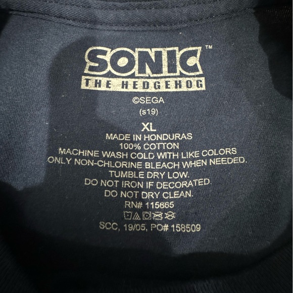 Sonic the Hedgehog Youth T-Shirt Size XL - Picture 11 of 11